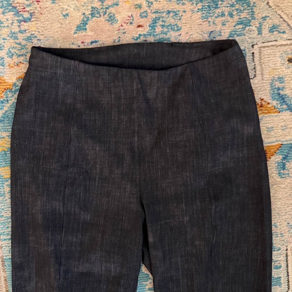 Lululemon City Sleek Pant Womens 8 Dark Indigo Excellent Warpstreme 7/8 Length - Picture 3 of 5